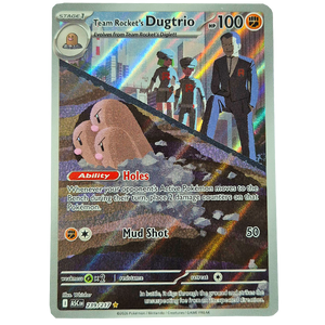 POKÉMON TCG - Team Rocket's Dugtrio Illustration Rare - 239/217