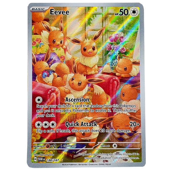 POKÉMON TCG - Eevee Illustration Rare - 188/167