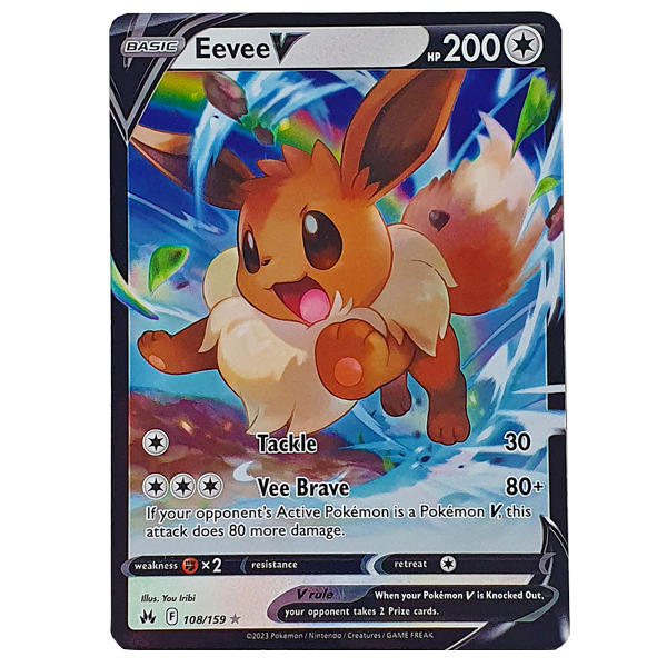 POKÉMON TCG - Eevee V Ultra Rare - 108/159