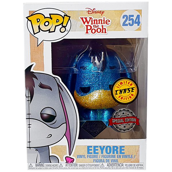 Winnie the Pooh - Eeyore Chase (Blue) Diamond Glitter US Exclusive Pop! Vinyl Figure