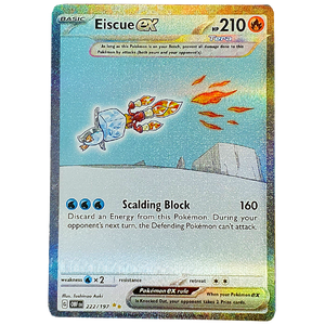 POKÉMON TCG - Eiscue EX Special Illustration Rare - 222/197