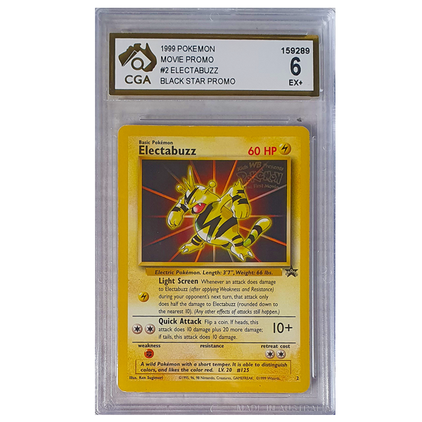 POKÉMON TCG - Electabuzz WB Movie Black Star Promo - 2 - CGA