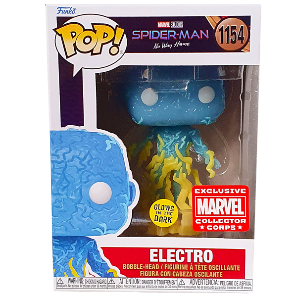 Spider-Man No Way Home - Electro Glow MCC Exclusive Pop! Vinyl Figure
