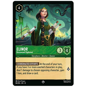 Disney Lorcana TCG - Elinor Renowned Diplomat - 86/204