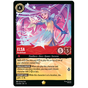 Disney Lorcana TCG - Elsa Ice Artisan - 123/204