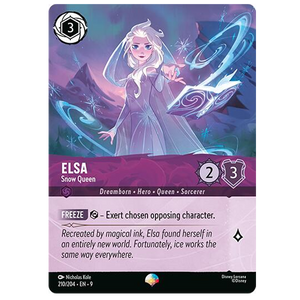 Disney Lorcana TCG - Elsa Snow Queen - 210/204 - Epic