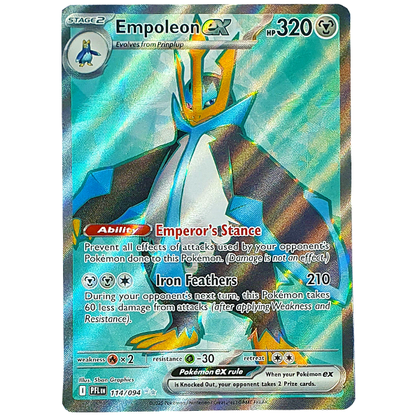 POKÉMON TCG - Empoleon ex Ultra Rare - 114/094