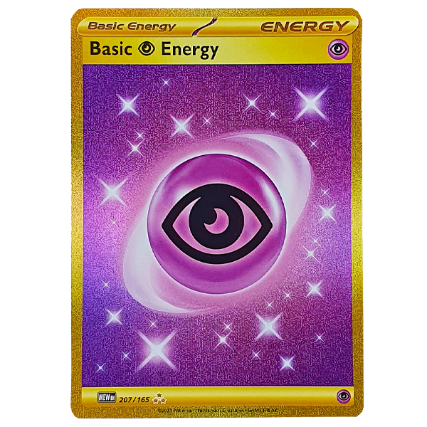 POKÉMON TCG - Psychic Energy Gold Secret Rare - 207/165