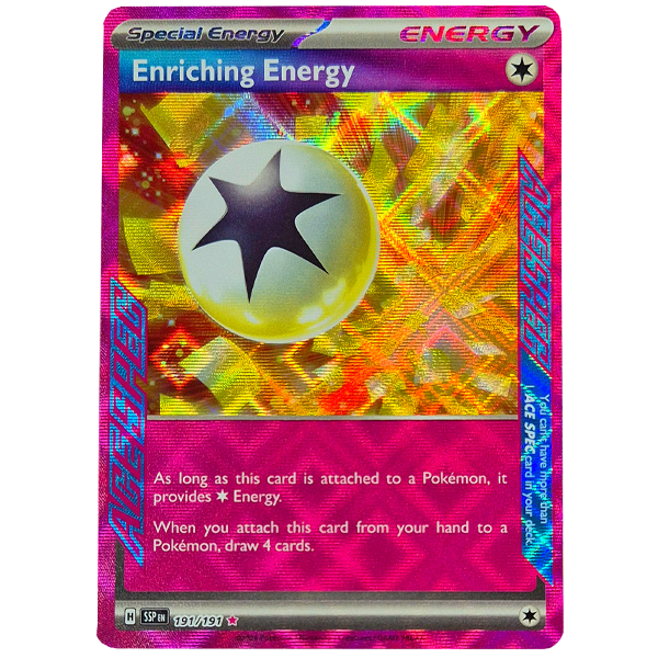 POKÉMON TCG - Enriching Energy Ace Rare - 191/191