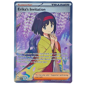 POKÉMON TCG - Erika's Invitation Full Art Secret Rare - 196/165