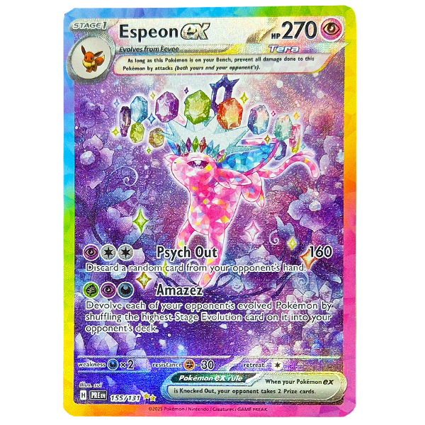 POKÉMON TCG - Espeon EX Special Illustration Rare - 155/131