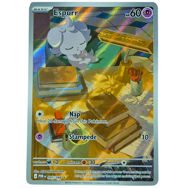 POKÉMON TCG - Espurr Illustration Rare - 095/088