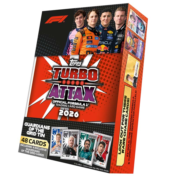 Formula 1 - Turbo Attax 2026 Trading Cards - Mega Tin (Assorted)