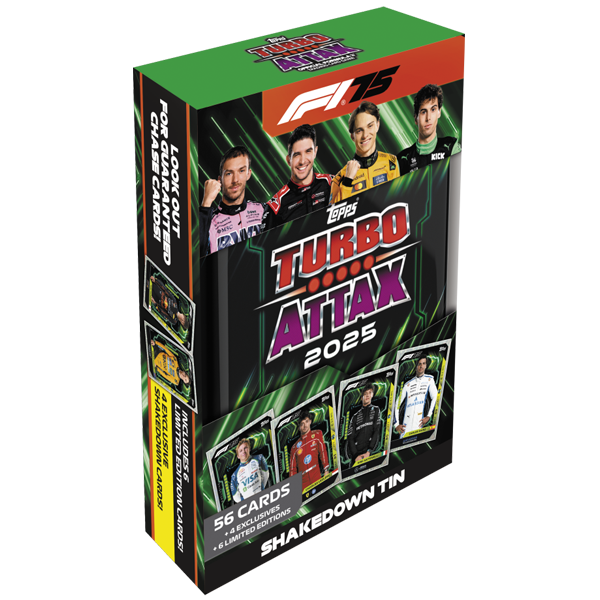 Formula 1 - Turbo Attax 2025 Trading Cards - Mega Tin (Assorted)