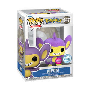 PRE-ORDER Pokemon - Aipom Flocked US Exclusive Pop! Vinyl Figure - PRE-ORDER