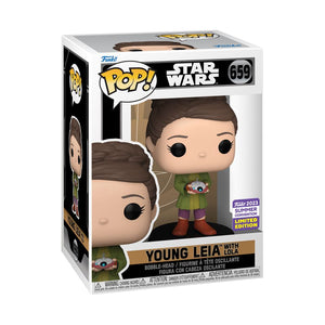 Star Wars: Obi-Wan Kenobi - Young Leia with Lola SDCC 2023 Exclusive Pop! Vinyl Figure