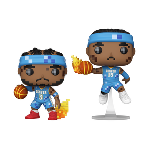 PRE-ORDER NBA JAM: Nuggets - Allen Iverson & Carmelo Anthony 8-Bit Pop! Vinyl Figure 2-Pack - PRE-ORDER
