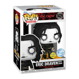PRE-ORDER The Crow - Eric Draven with Crow Glow US Exclusive Pop! Vinyl Figure - PRE-ORDER