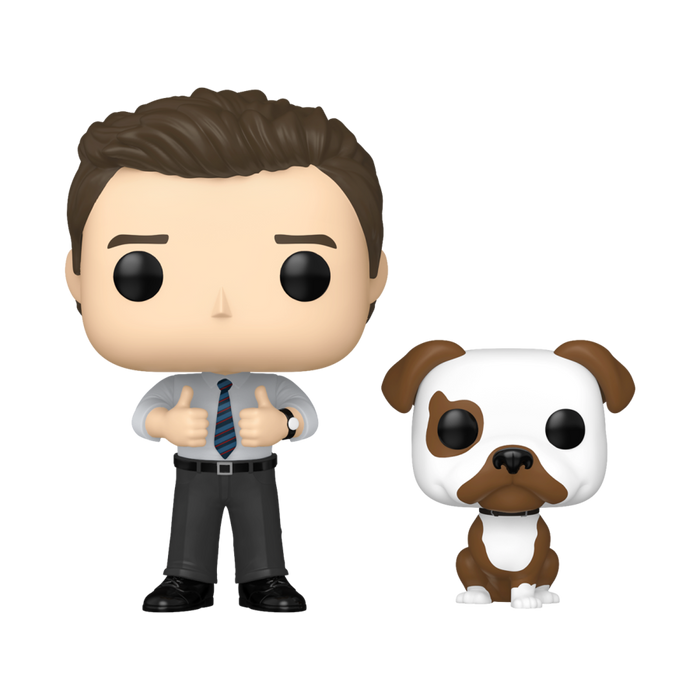 PRE-ORDER Parks and Recreation - Chris Traeger with Champion 15th Anniversary Pop! Vinyl Figure - PRE-ORDER