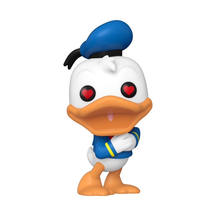 PRE-ORDER Donald Duck: 90th Anniversary - Donald Duck with Heart Eyes Pop! Vinyl Figure - PRE-ORDER