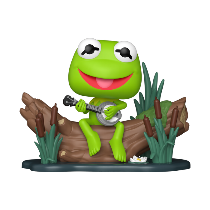 PRE-ORDER The Muppets - Kermit with Banjo Pop! Deluxe Vinyl Figure - PRE-ORDER