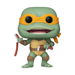 PRE-ORDER Teenage Mutant Ninja Turtles - Michelangelo with Sausage Nunchucks Pop! Vinyl Figure - PRE-ORDER