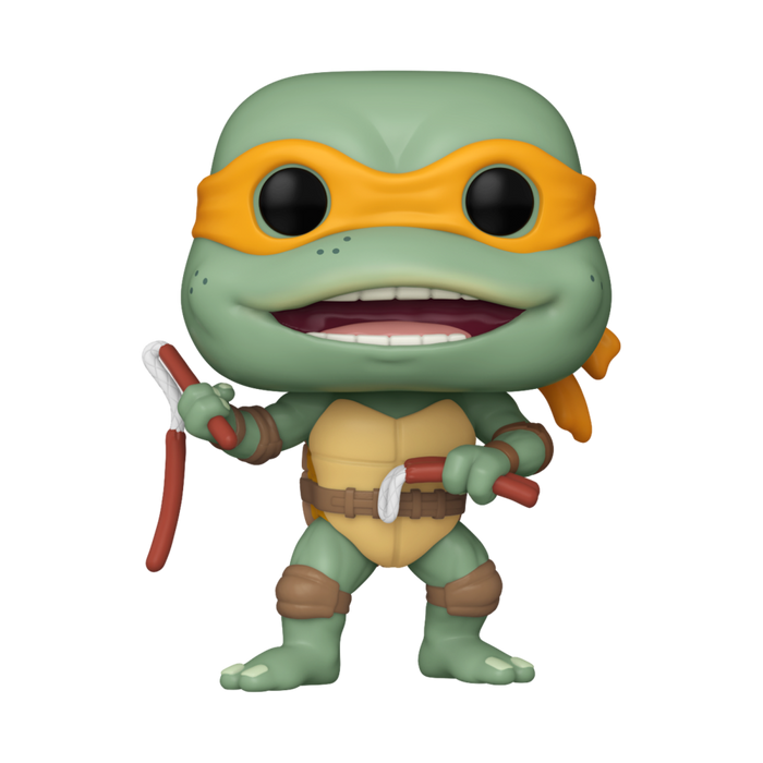 PRE-ORDER Teenage Mutant Ninja Turtles - Michelangelo with Sausage Nunchucks Pop! Vinyl Figure - PRE-ORDER