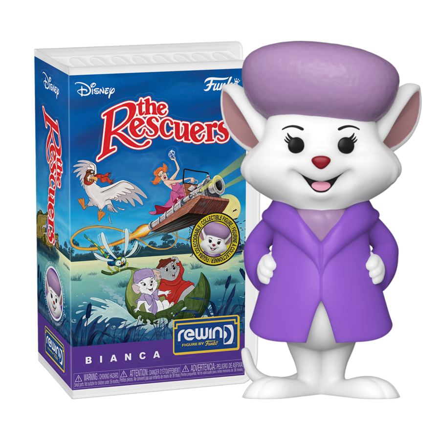 PRE-ORDER The Rescuers - Bianca Blockbuster Rewind Vinyl Figure - PRE-ORDER