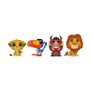 PRE-ORDER Lion King (1994) - Simba, Zazi, Pumbaa, Mufasa Diamond Glitter US Exclusive Pop! Vinyl Figure 4-Pack - PRE-ORDER