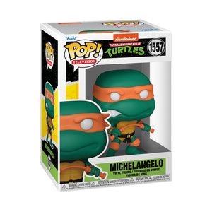 PRE-ORDER Teenage Mutant Ninja Turtles - Michelangelo with Training Nunchaku Pop! Vinyl Figure - PRE-ORDER