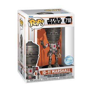 PRE-ORDER Star Wars: The Mandalorian - IG-11 Marshall US Exclusive Pop! Vinyl Figure - PRE-ORDER