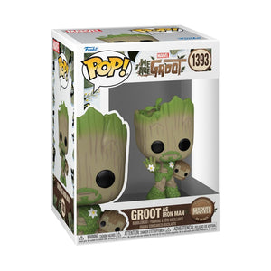 PRE-ORDER We Are Groot - Groot as Iron Man Pop! Vinyl Figure - PRE-ORDER