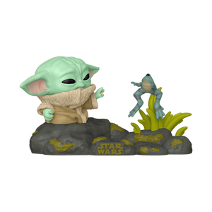 PRE-ORDER Star Wars: The Mandalorian - Grogu with Frog Pop! Deluxe Vinyl Figure - PRE-ORDER