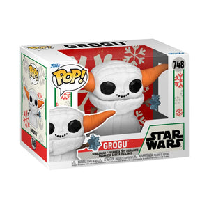 PRE-ORDER Star Wars: The Mandalorian - Snowman Grogu (Holiday) Pop! Vinyl Figure - PRE-ORDER