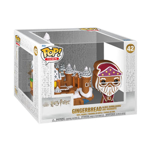 PRE-ORDER Harry Potter - Albus Dumbledore with Hogwarts (Gingerbread) Pop! Town Vinyl Figure - PRE-ORDER