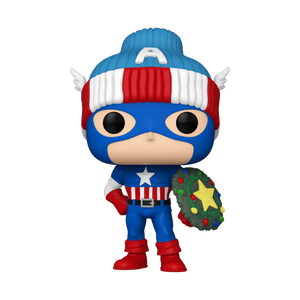 PRE-ORDER Marvel - Captain America (Holiday) Pop! Vinyl Figure - PRE-ORDER