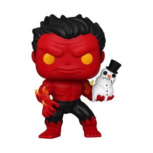 PRE-ORDER Marvel - Red Hulk with Snowman (Holiday) Pop! Vinyl Figure - PRE-ORDER