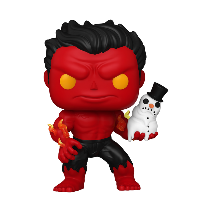 PRE-ORDER Marvel - Red Hulk with Snowman (Holiday) Pop! Vinyl Figure - PRE-ORDER