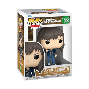 PRE-ORDER Parks and Recreation - April Ludgate with Scissors 15th Anniversary Pop! Vinyl Figure - PRE-ORDER