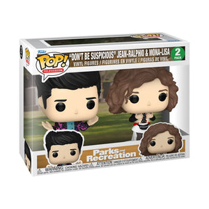 PRE-ORDER Parks and Recreation - "Don't Be Suspicious" Jean-Ralphio & Mona-Lisa 15th Anniversary Pop! Vinyl Figure 2-Pack - PRE-ORDER