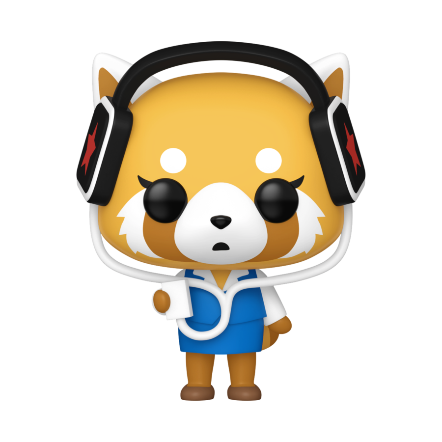 PRE-ORDER Aggretsuko - Aggretsuko with Headphones Pop! Vinyl Figure - PRE-ORDER