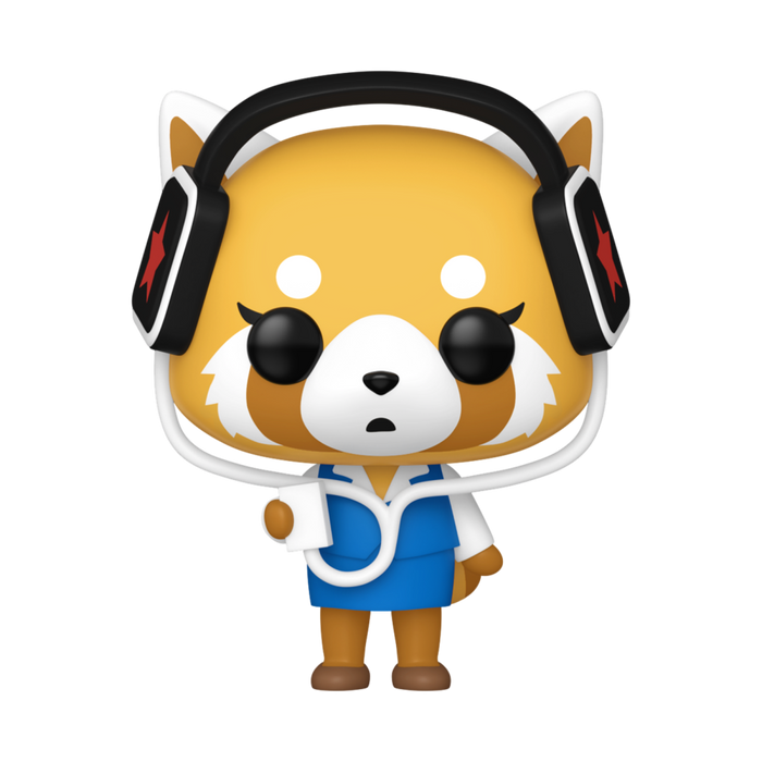 PRE-ORDER Aggretsuko - Aggretsuko with Headphones Pop! Vinyl Figure - PRE-ORDER