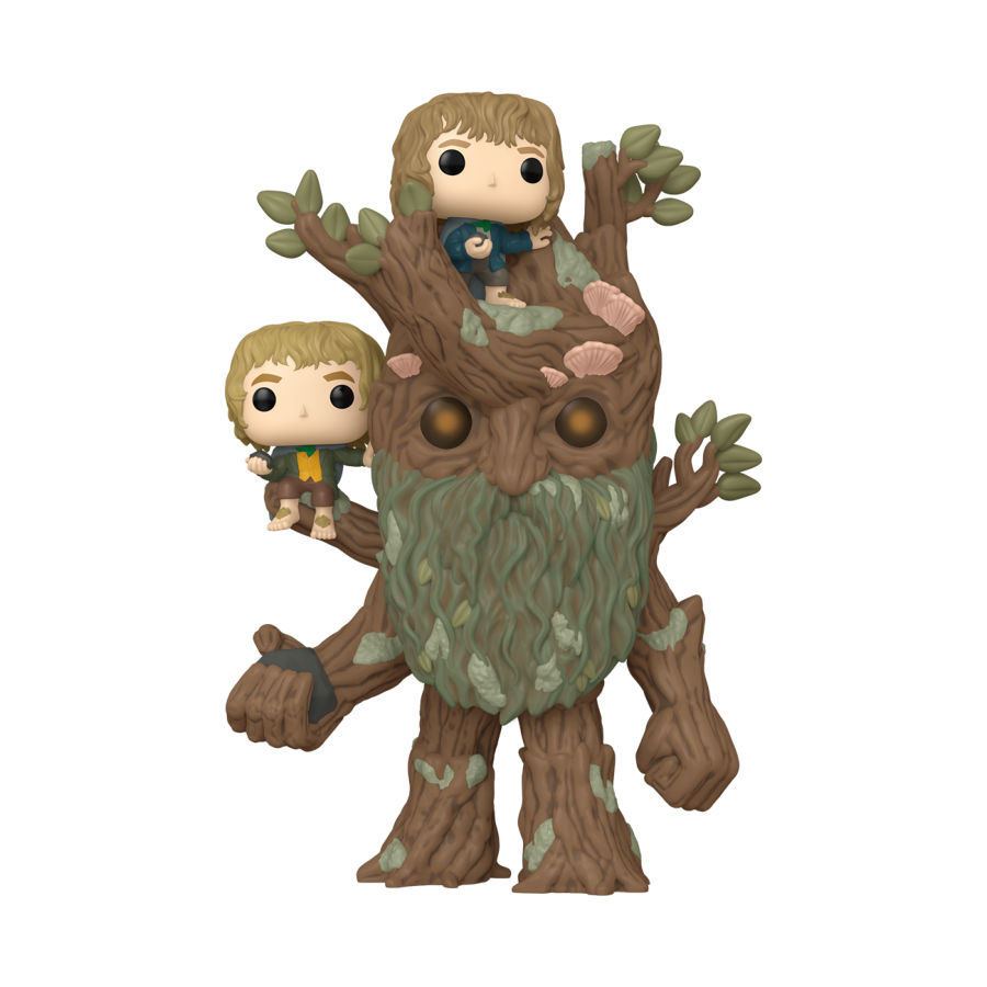 PRE-ORDER The Lord of the Rings - Treebeard with Merry & Pippin 6" Pop! Vinyl Figure - PRE-ORDER