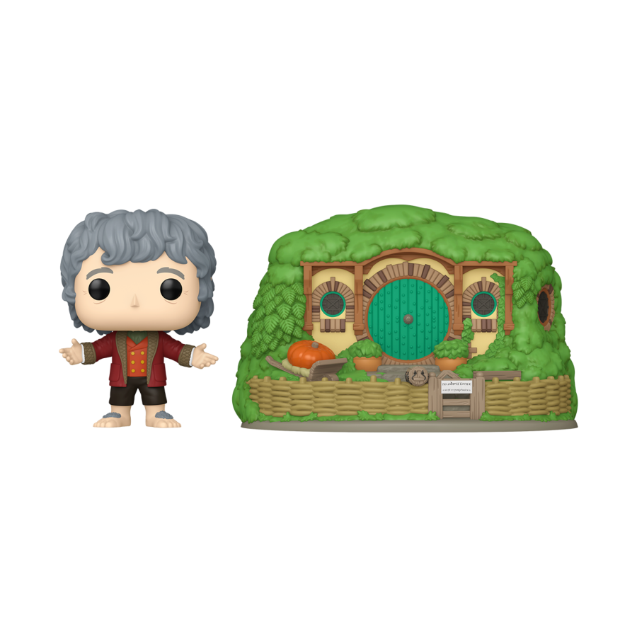 PRE-ORDER The Lord of the Rings - Bilbo Baggins with Bag-End Pop! Town Vinyl Figure - PRE-ORDER