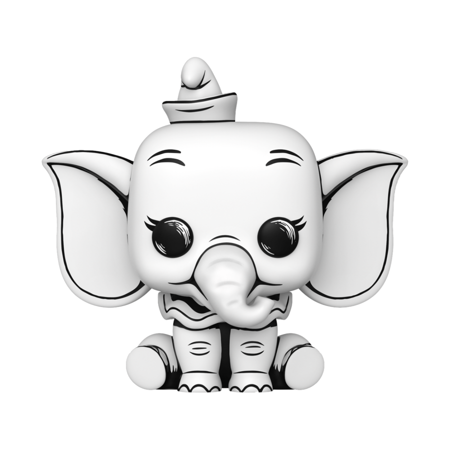 PRE-ORDER Disney: Sketched - Dumbo Pop! Vinyl Figure - PRE-ORDER