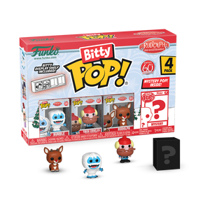 PRE-ORDER Rudolph - Bumble, Yukon Cornelius, Rudolph (Sitting) & Mystery Bitty Pop! Vinyl Figure 4-Pack - PRE-ORDER