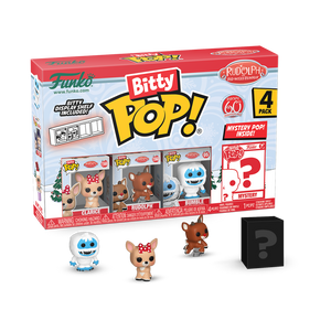 PRE-ORDER Rudolph - Clarice, Rudolph (Flying), Bumble (Smiling) & Mystery Bitty Pop! Vinyl Figure 4-Pack - PRE-ORDER