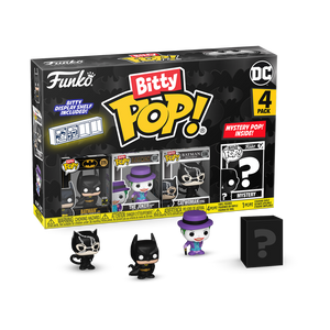 PRE-ORDER Batman: 85th Anniversary - Batman, The Joker, Catwoman & Mystery Bitty Pop! Vinyl Figure 4-Pack - PRE-ORDER