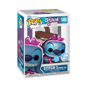 PRE-ORDER Stitch in Costume - Stitch as Cheshire Cat Diamond Glitter US Exclusive Pop! Vinyl Figure - PRE-ORDER