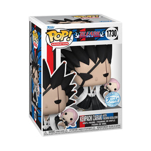 PRE-ORDER Bleach - Kenpachi Zaraki with Yachiru Kusajishi US Exclusive Pop! Vinyl Figure - PRE-ORDER